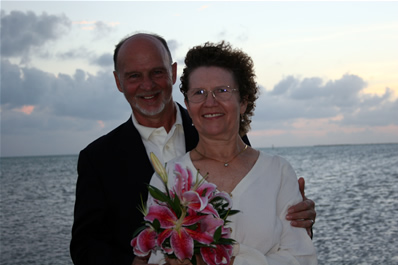 Barbara and Jim - Married at Key West, October 2007